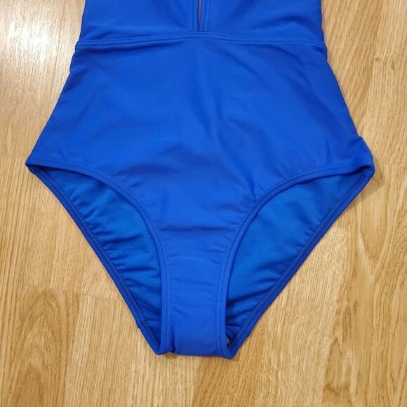 Ted Baker Pikaa Halter Swimsuit Bright Blue. - Picture 6 of 14